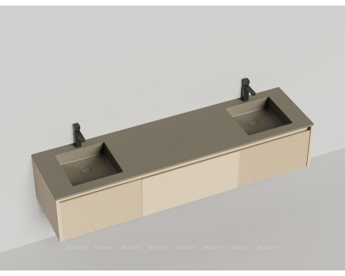 Тумба под раковину Salini Domino 200 27D120A со столешницей
