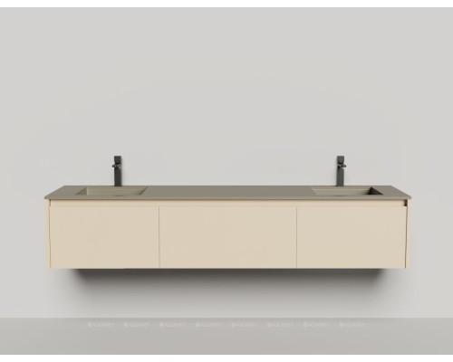 Тумба под раковину Salini Domino 200 27D120DIN со столешницей