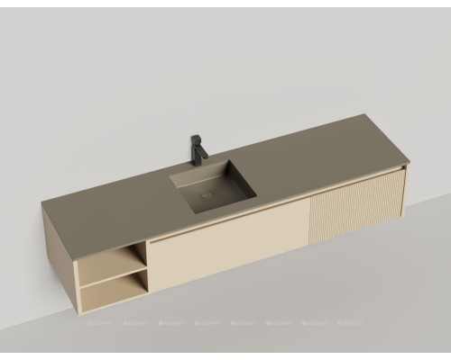 Тумба под раковину Salini Domino 200 27D120DIN со столешницей