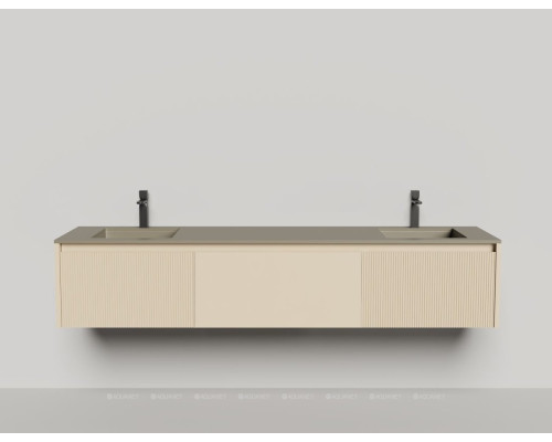 Тумба под раковину Salini Domino 200 27D120DIN со столешницей