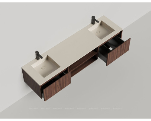 Тумба под раковину Salini Domino 200 27D220AIN со столешницей