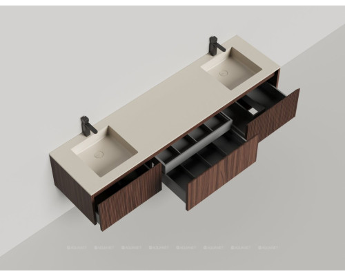 Тумба под раковину Salini Domino 200 27D220AIN со столешницей