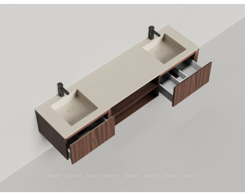 Тумба под раковину Salini Domino 200 27D220AIN со столешницей