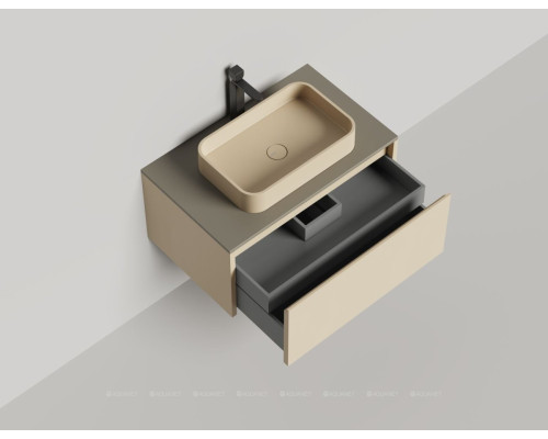 Тумба под раковину Salini Domino 80 27D108ONF со столешницей