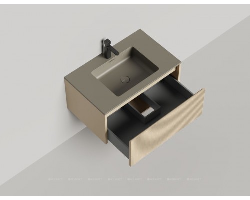 Тумба под раковину Salini Domino 80 27D108ON со столешницей