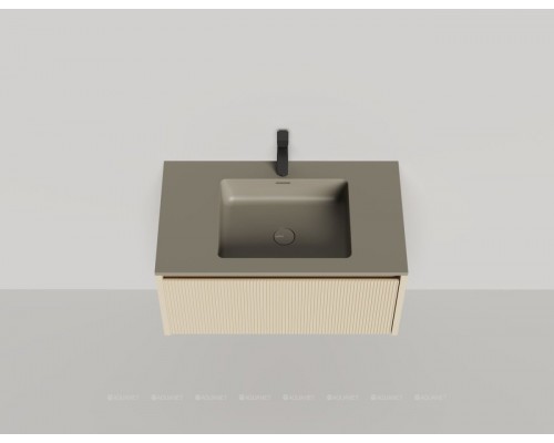 Тумба под раковину Salini Domino 80 27D108ON со столешницей