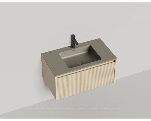 Тумба под раковину Salini Domino 80 27D108ON со столешницей