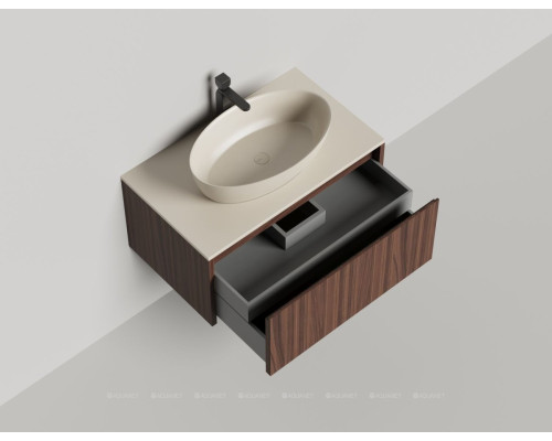 Тумба под раковину Salini Domino 80 27D208F со столешницей