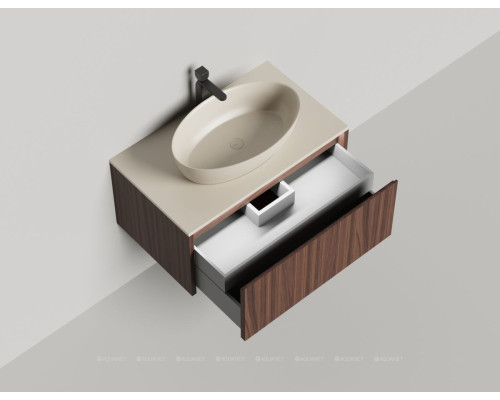 Тумба под раковину Salini Domino 80 27D208ON со столешницей