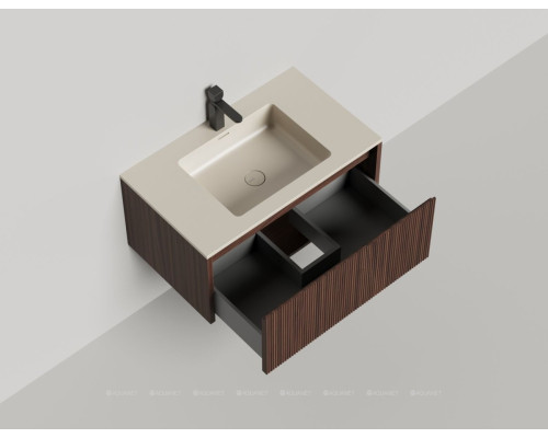 Тумба под раковину Salini Domino 80 27D208ON со столешницей