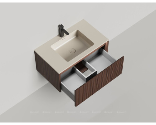 Тумба под раковину Salini Domino 80 27D208ON со столешницей