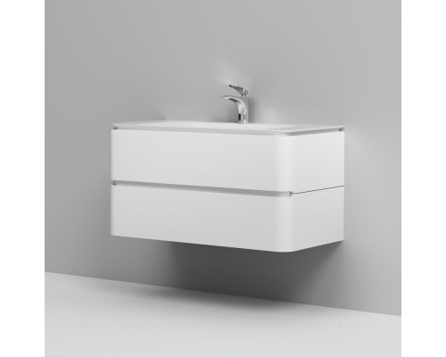 Тумба по раковину Am.Pm Sensation 100 см, белый, глянец