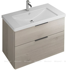 Тумбы с раковиной Burgbad Eqio 90 Фланелевый дубовый