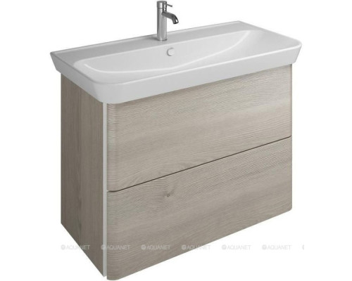 Тумбы с раковиной Burgbad Iveo 100 Фланелевый дубовый