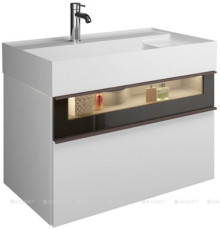Тумбы с раковиной Burgbad Yumo 80 Белый глянецевый