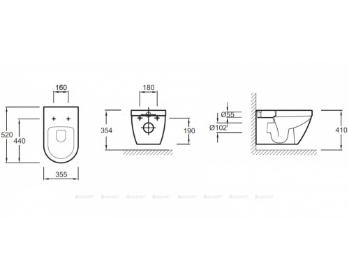 Унитаз c инсталляцией Jacob Delafon Rodin+ E21749RU-00