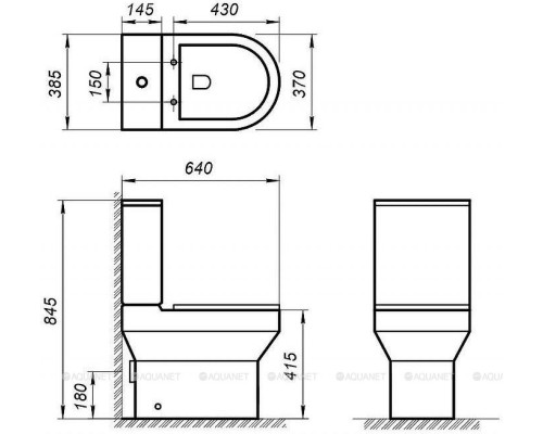 Унитаз напольный BelBagno Norma BB339CPR/BB2111SC