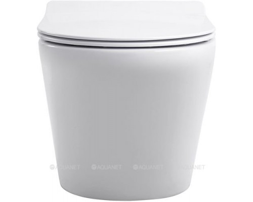Унитаз подвесной Aquanet Atago W Short Tornado белый