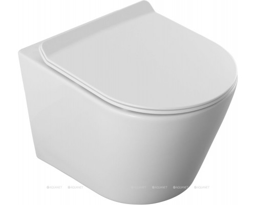 Унитаз подвесной Aquanet Atago W Short Tornado белый