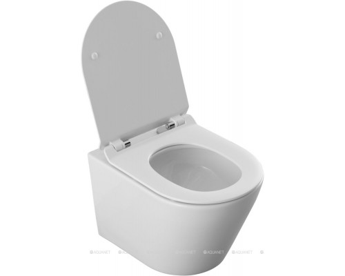 Унитаз подвесной Aquanet Atago W Short Tornado белый