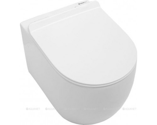 Унитаз подвесной Aquanet Rimless Cetus-W BL-102N-WHT