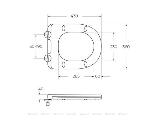 Унитаз подвесной BelBagno Amanda BB051CH-TOR-FC/SC