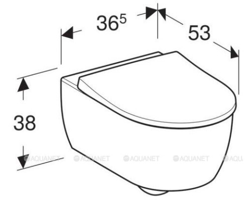 Унитаз с инсталляцией Geberit Icon 500.300.82.1