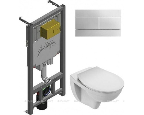 Унитаз с инсталляцией Jacob Delafon Patio rimless E21740RU-00