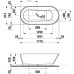 Ванна из искусственного камня Laufen Kartell 170x80 2.2633.2.000.000.1