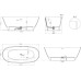 Ванна из искусственного камня Salini Sofia S-Sense 170x80 102516G