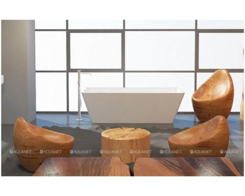 Ванна из искусственного мрамора Dolomite Стилло Сталь 150х67