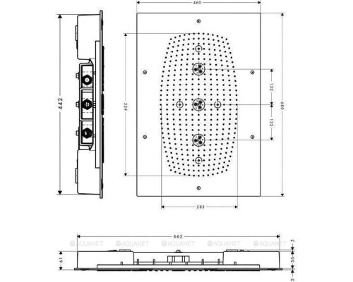 Верхний душ Hansgrohe Raindance Rainmaker 28417000