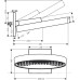 Верхний душ Hansgrohe Rainfinity 360 1jet 26230700