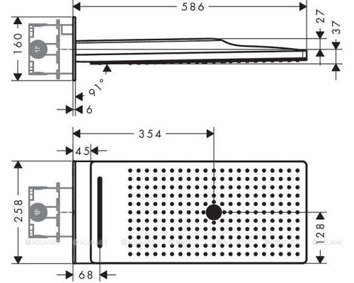 Верхний душ Hansgrohe Rainmaker Select 580 3jet 24001400