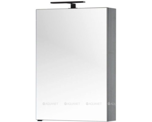 Зеркальный шкаф Aquanet Алвита 60 серый антрацит