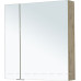 Зеркальный шкаф Aquanet Алвита New 80 дуб веллингтон белый