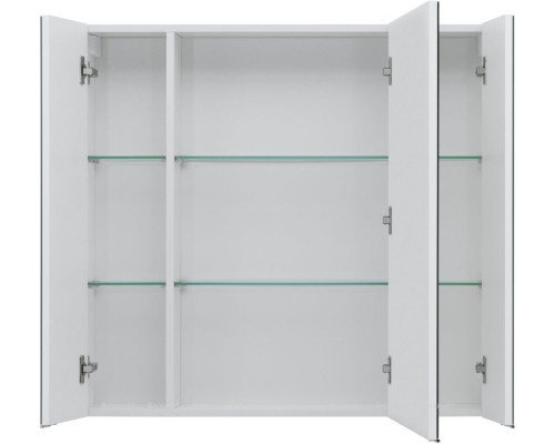 Зеркальный шкаф Aquanet Алвита new 90 белый матовый