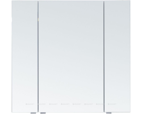 Зеркальный шкаф Aquanet Алвита new 90 белый матовый
