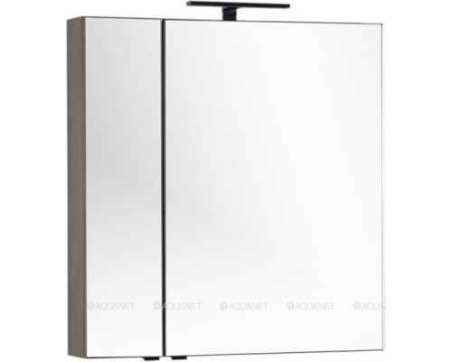 Зеркальный шкаф Aquanet Эвора 80 дуб антик
