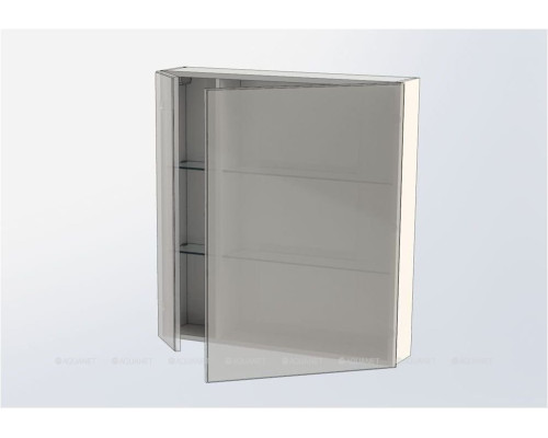 Зеркальный шкаф Aquanet Эвора 80 дуб антик