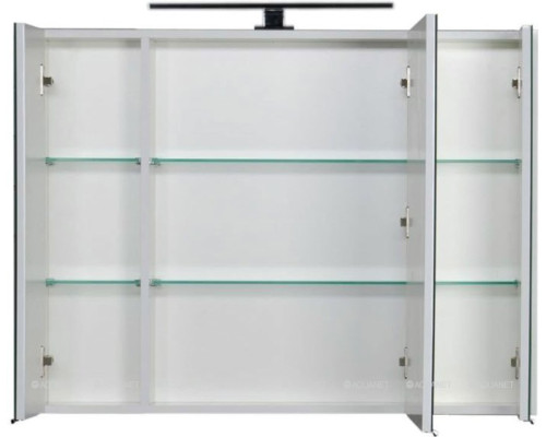 Зеркальный шкаф Aquanet Латина 100 белый