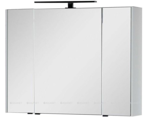 Зеркальный шкаф Aquanet Латина 100 белый