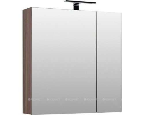 Зеркальный шкаф Aquanet Нью-Йорк 85 орех