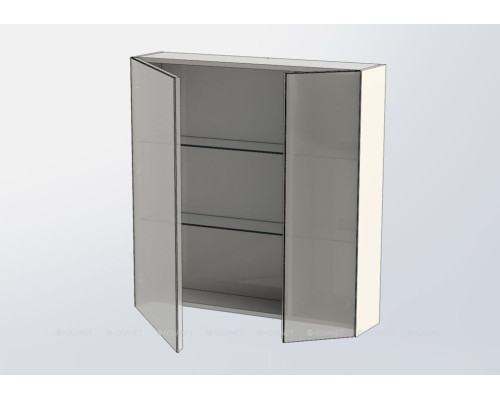 Зеркальный шкаф Aquanet Нью-Йорк 85 орех