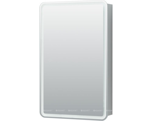 Зеркальный шкаф Aquanet Оптима 50 с LED подсветкой