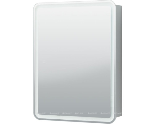 Зеркальный шкаф Aquanet Оптима 60 с LED подсветкой