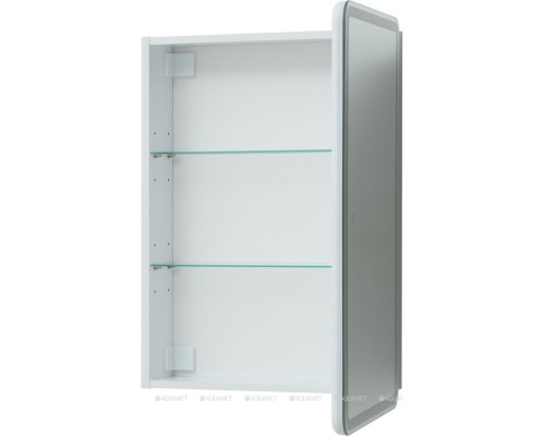 Зеркальный шкаф Aquanet Оптима 60 с LED подсветкой