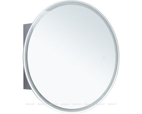 Зеркальный шкаф Aquanet Оптима 70 белый, с LED подсветкой