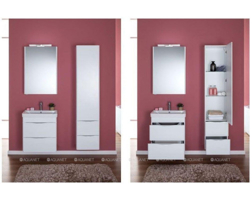 Зеркальный шкаф Aquanet Орлеан 60 белый