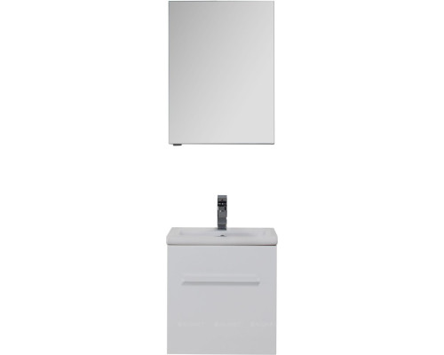 Зеркальный шкаф Aquanet Порто 50 белый